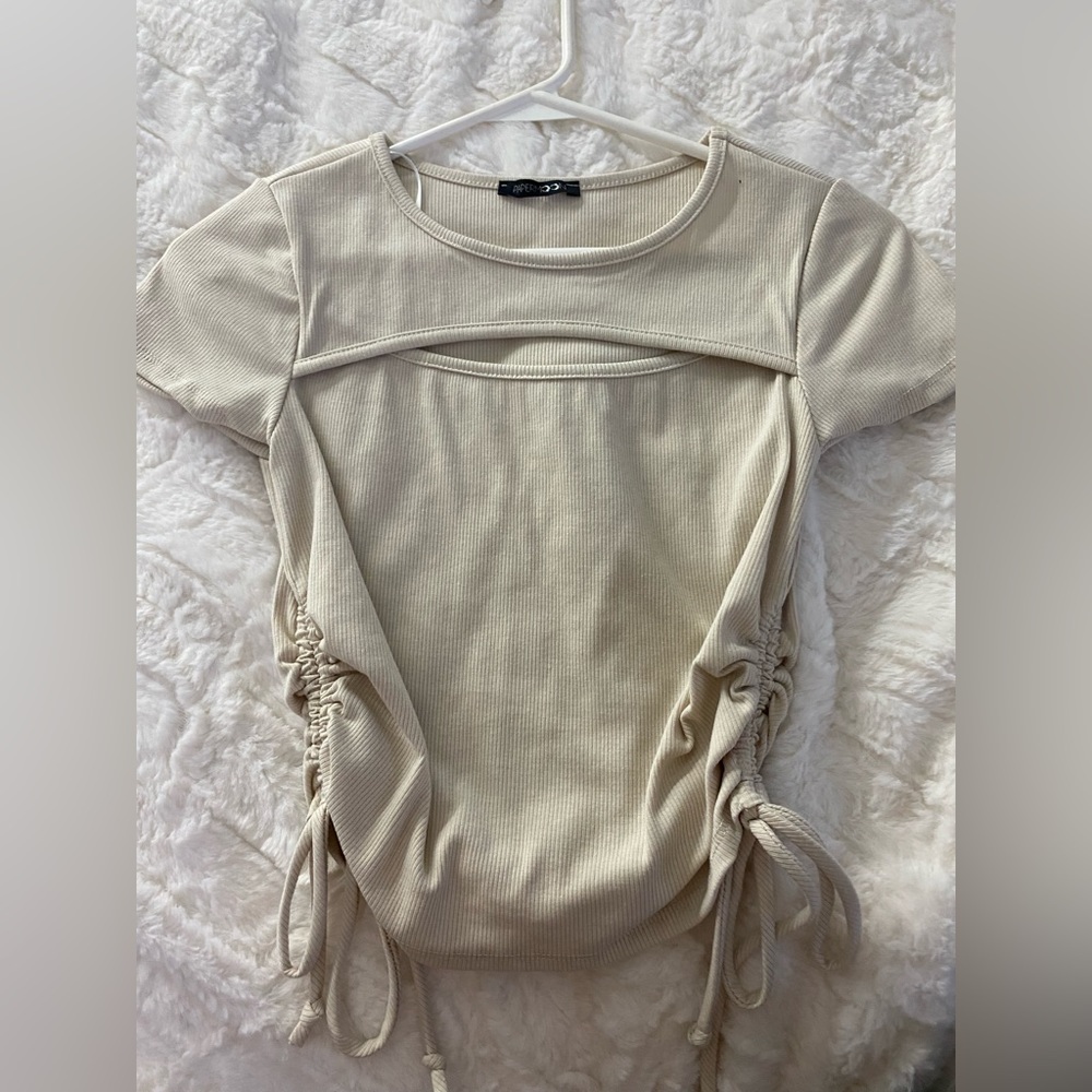 Cinched crop top